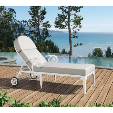 Chaise de plage extérieure en aluminium